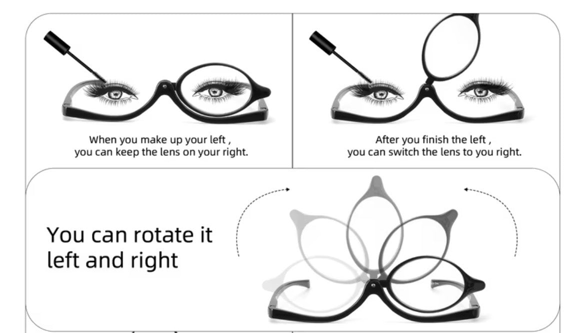 Makeup glasses