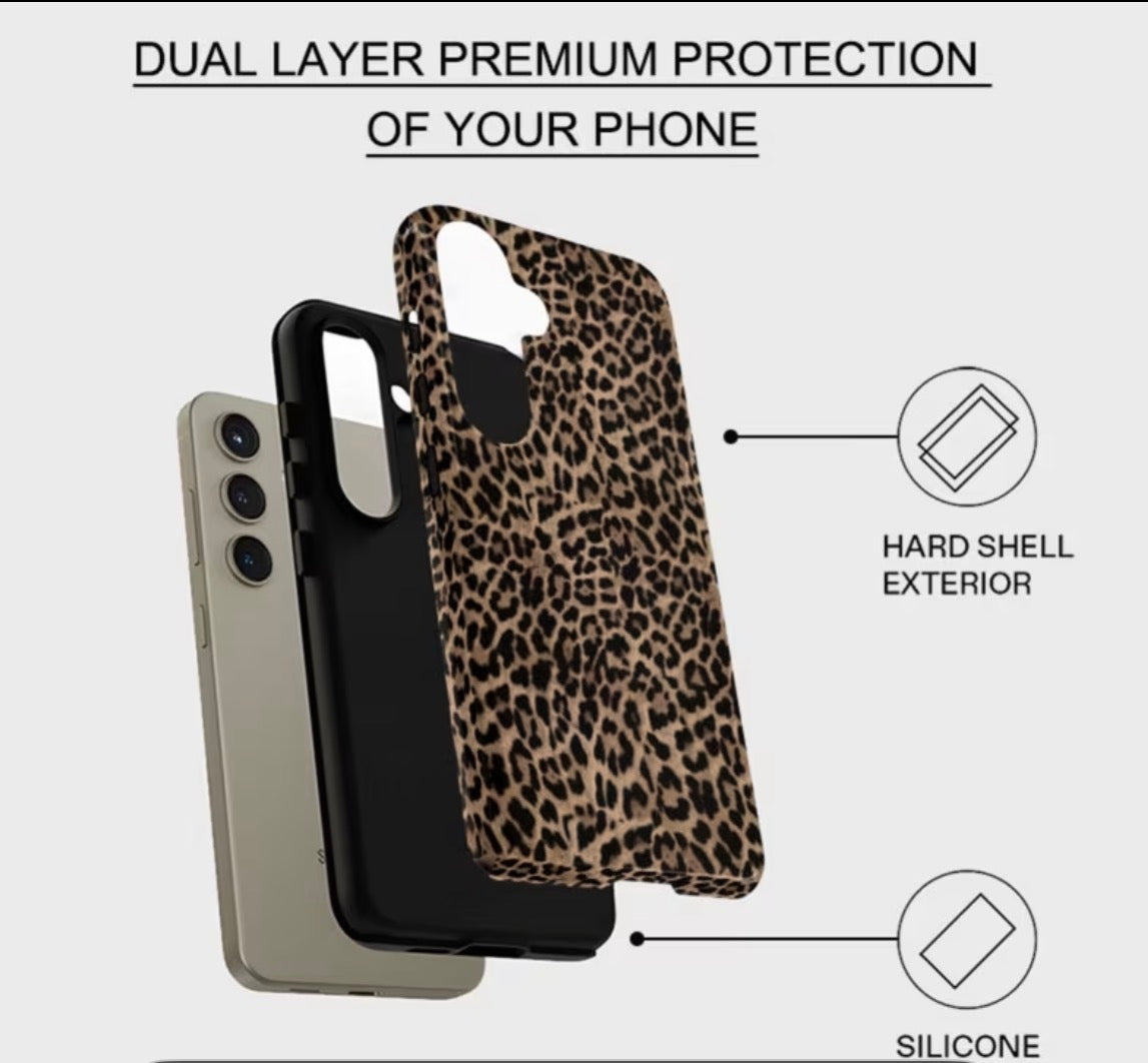 Leopard print cover- brown