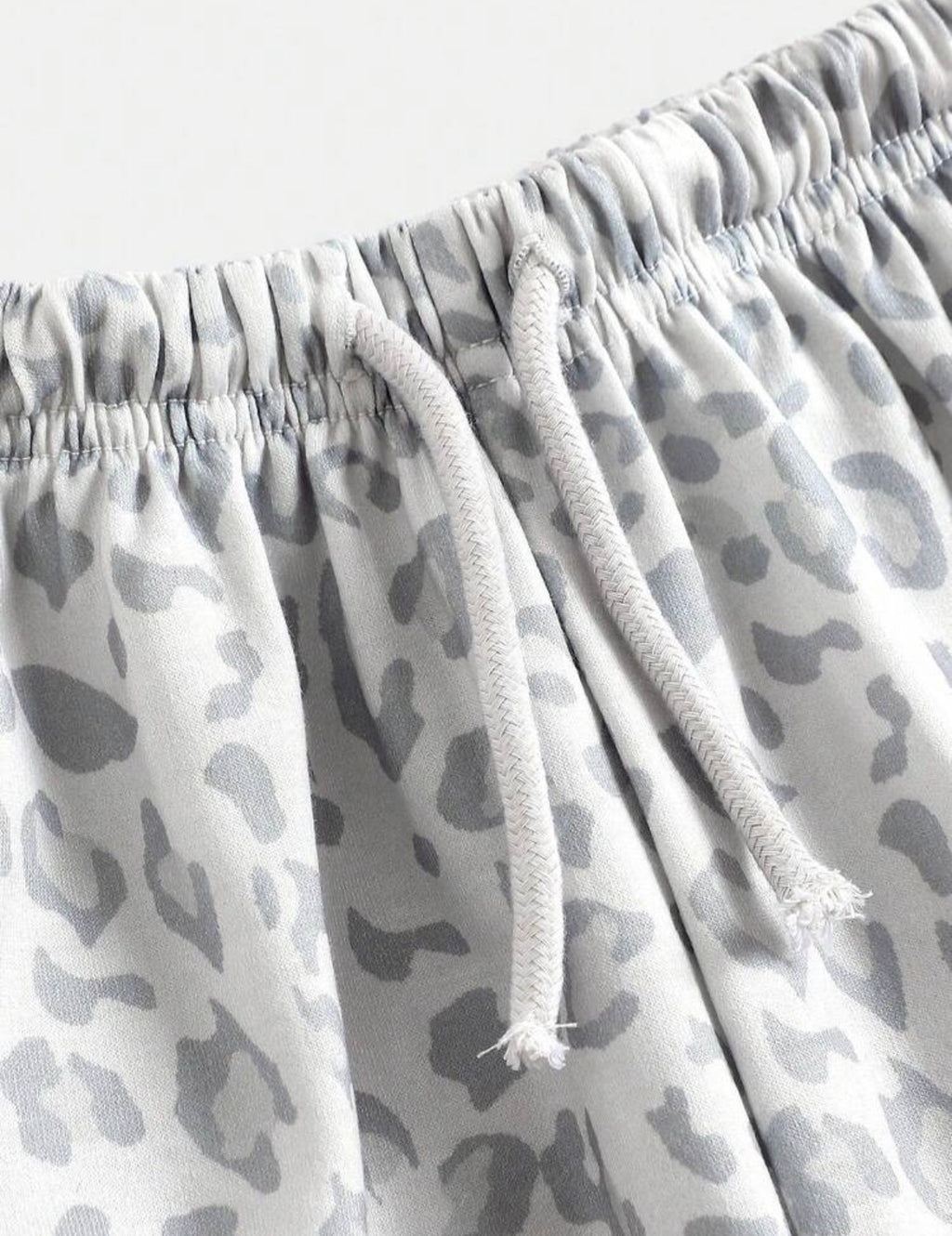 Drawstring Pants - Kids (white & grey)