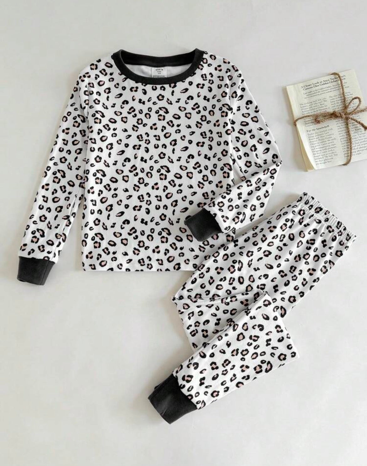 Tween leopard pajamas