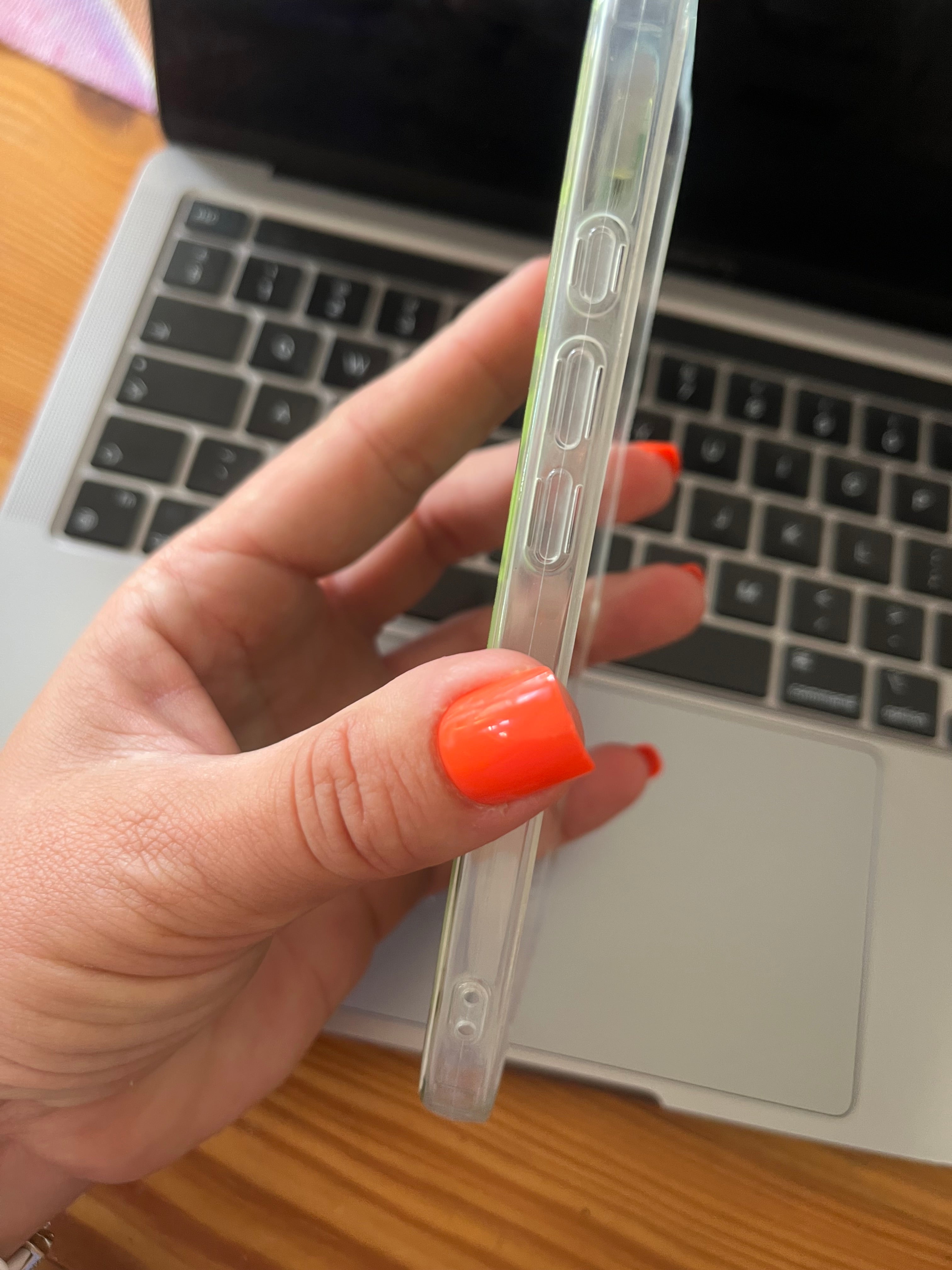 Light green phone cover