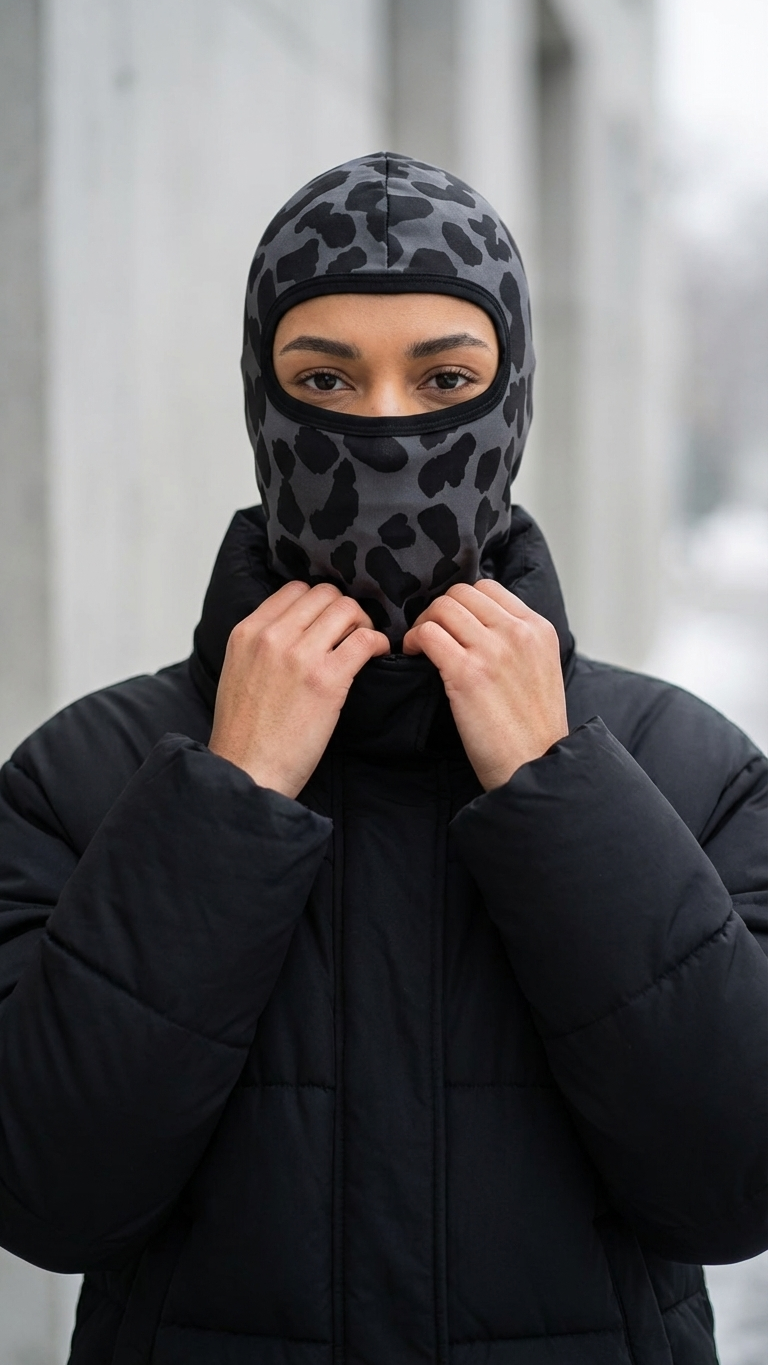 Balaclava- grey/black