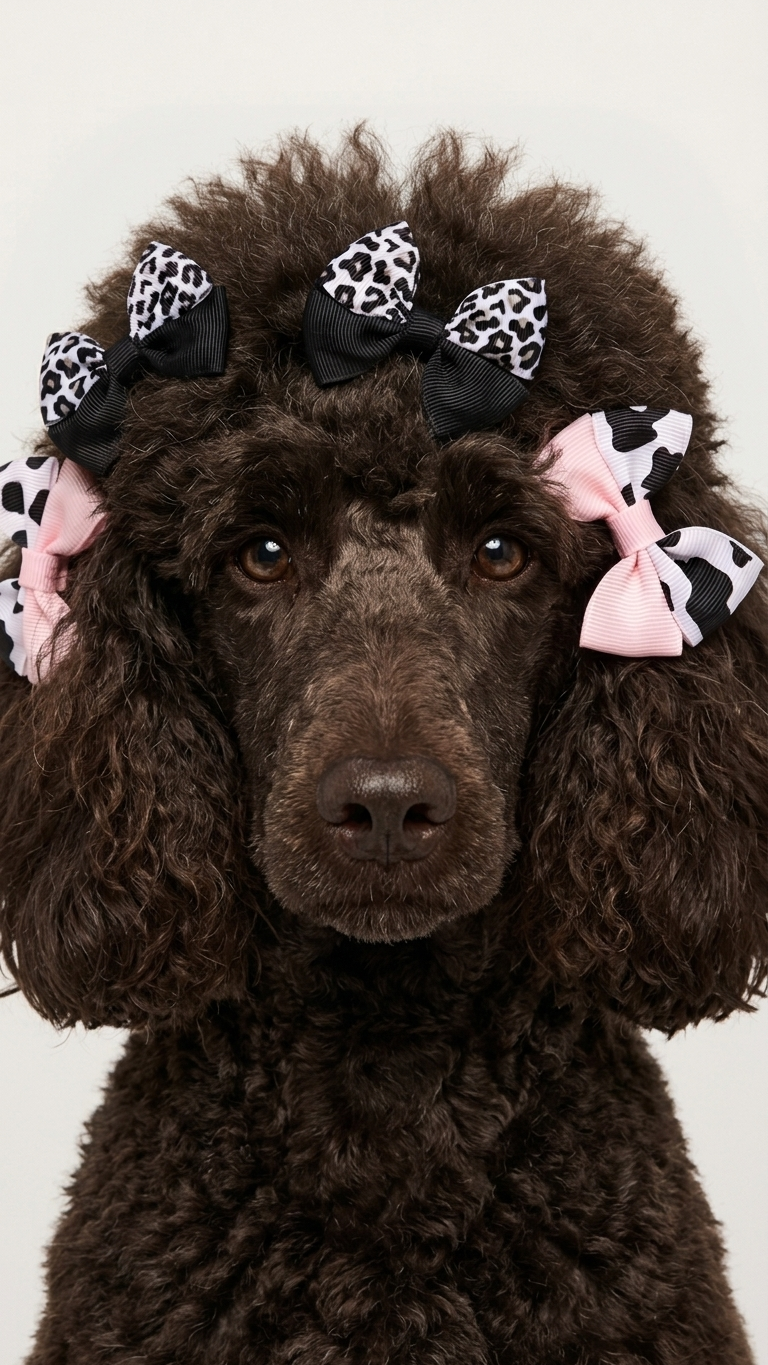 Pet hair bows - pink