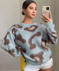 Oversized jersey - blue brown