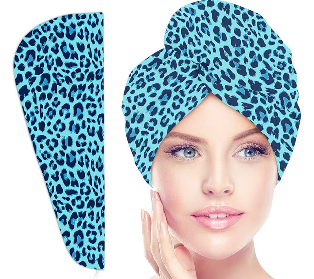 Hair towel - blue