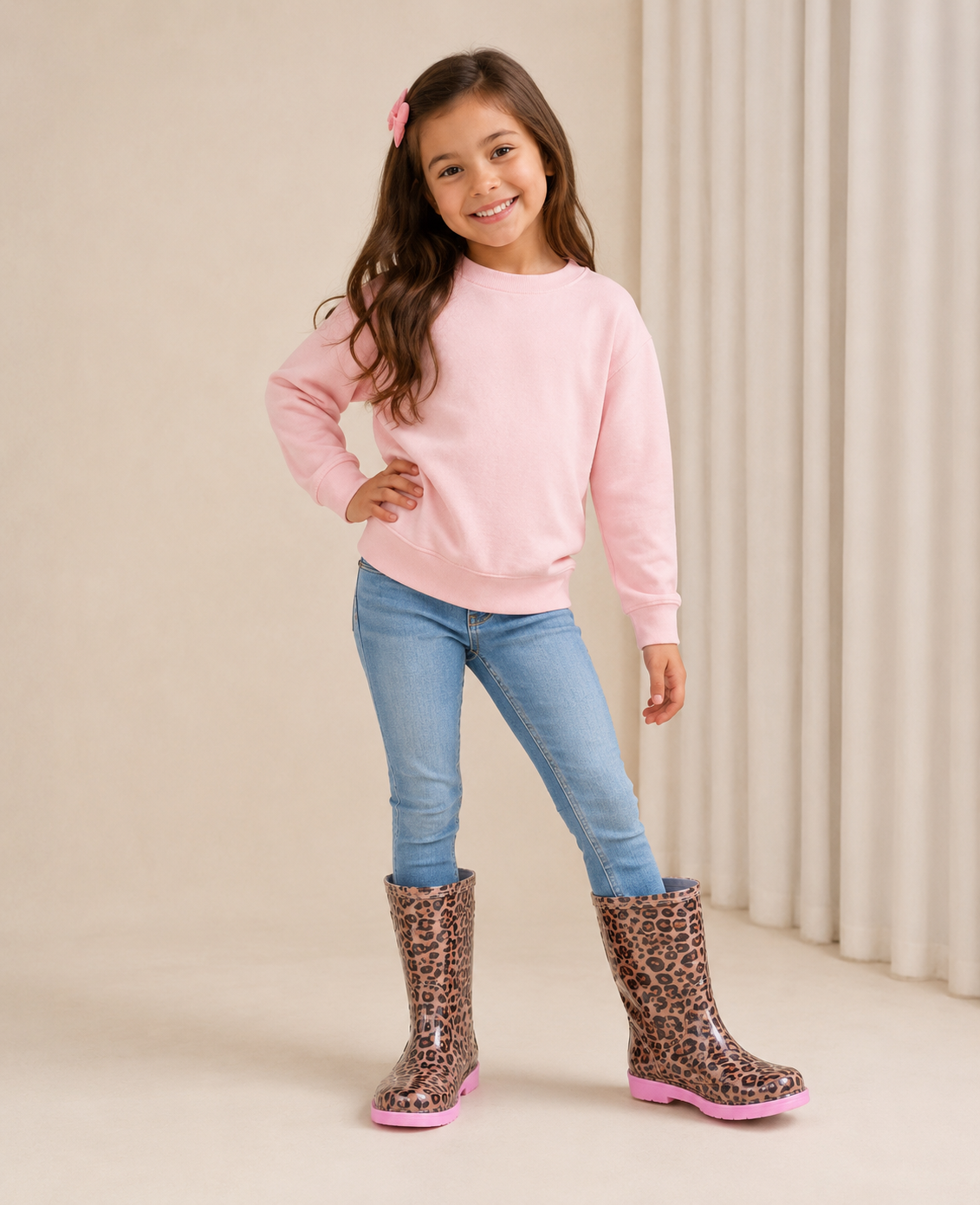 Kids rain boots - pink