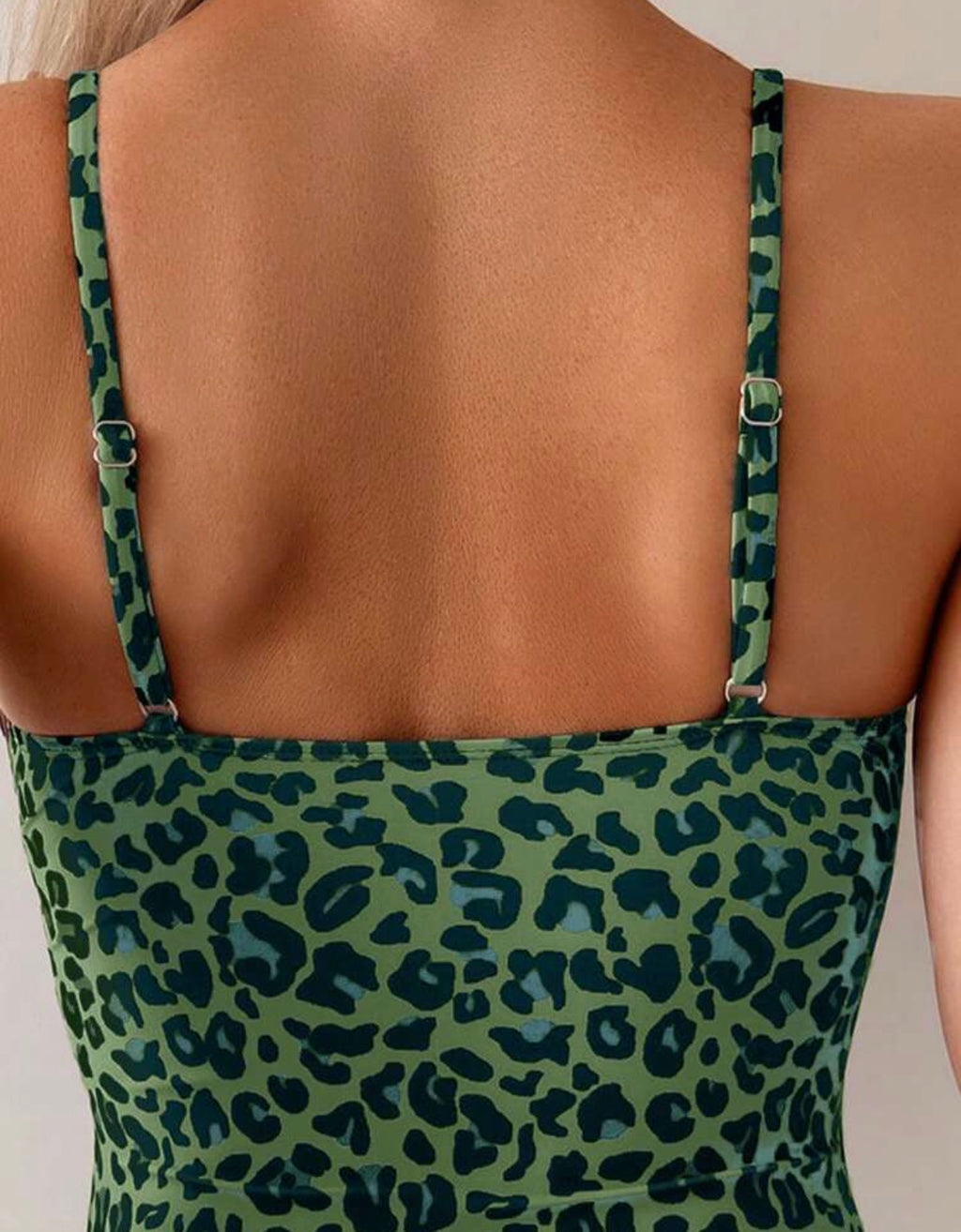 Green one-piece costume