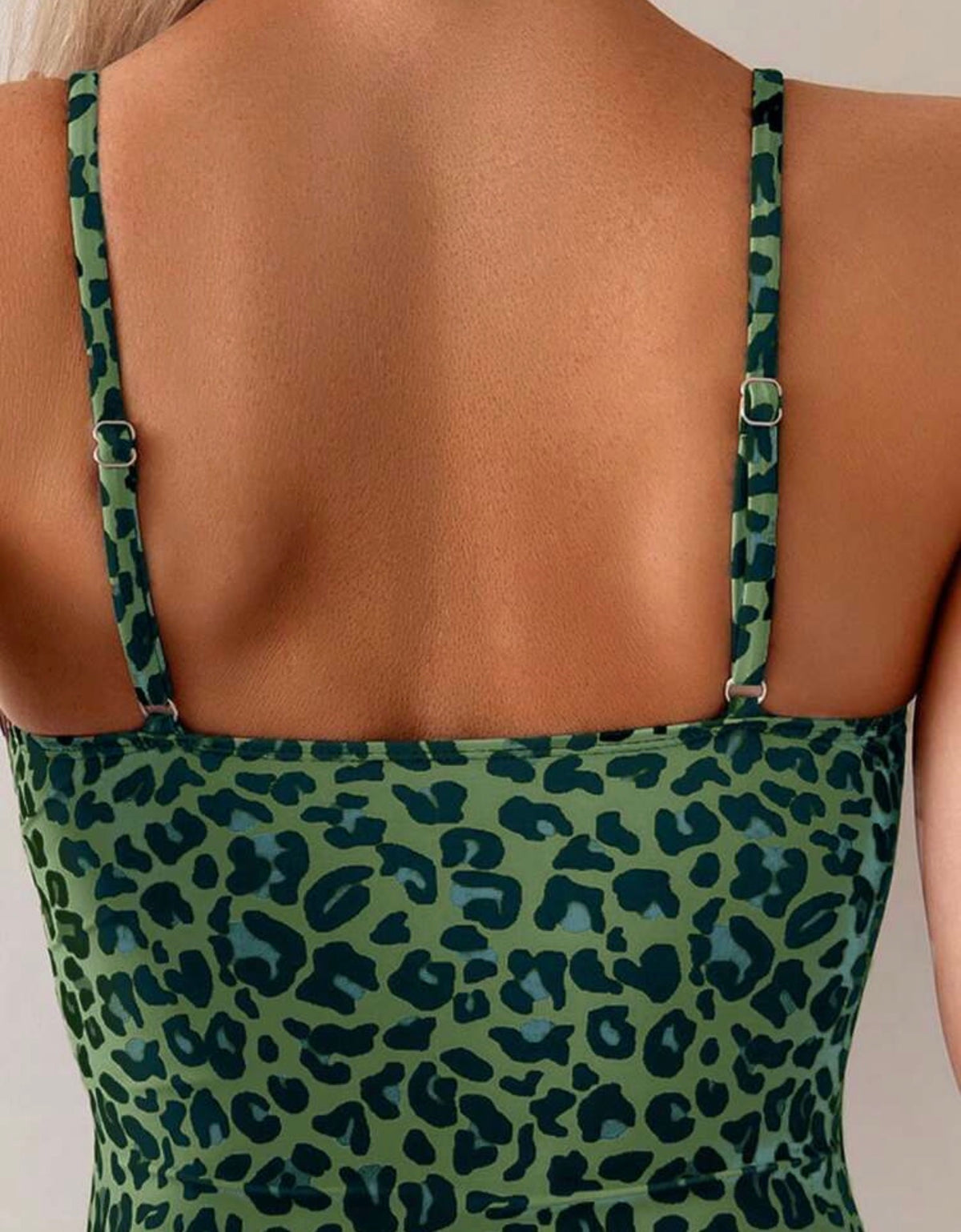 Green one-piece costume