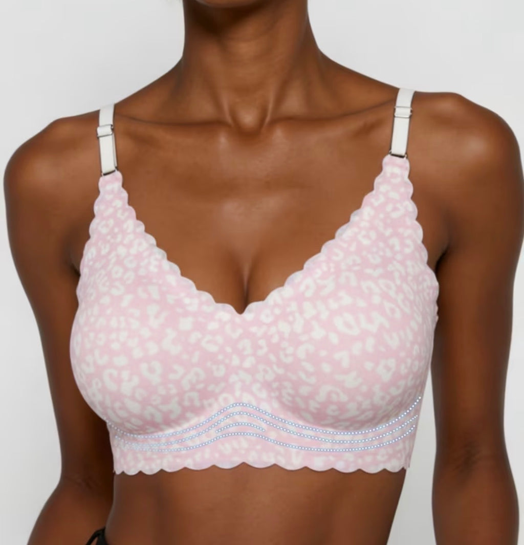 Bra - seamless pink jelly