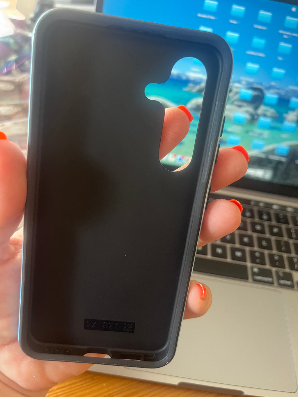 Phone case - mint green - Samsung (gloss finish)