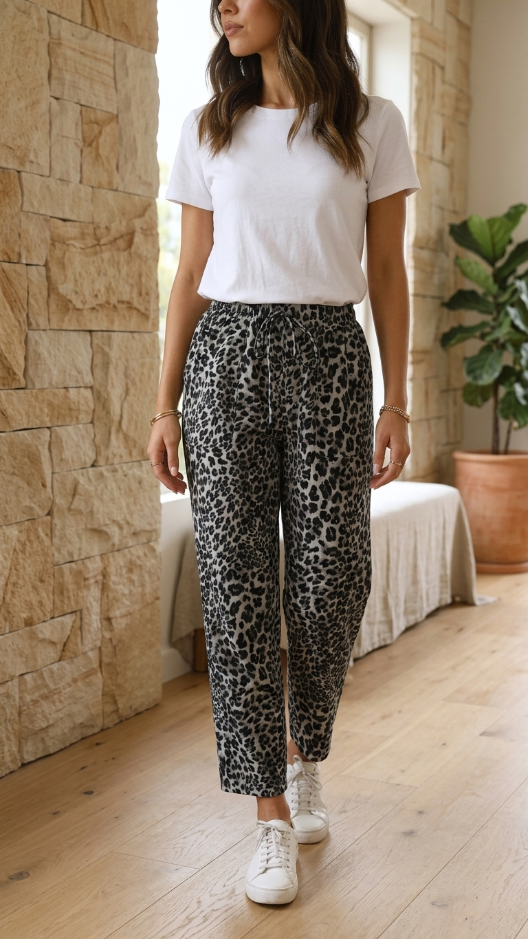 Straight leg pants