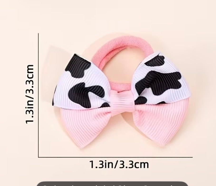 Pet hair bows - pink