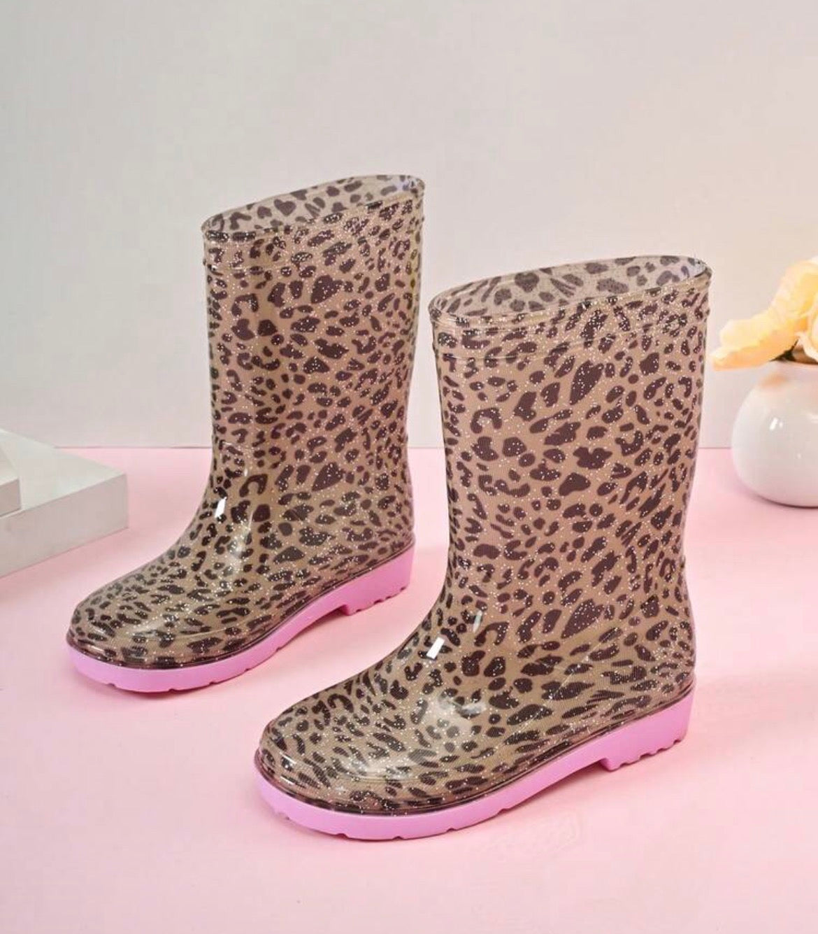 Kids rain boots - pink