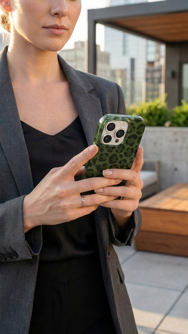 Green phone case - iPhone
