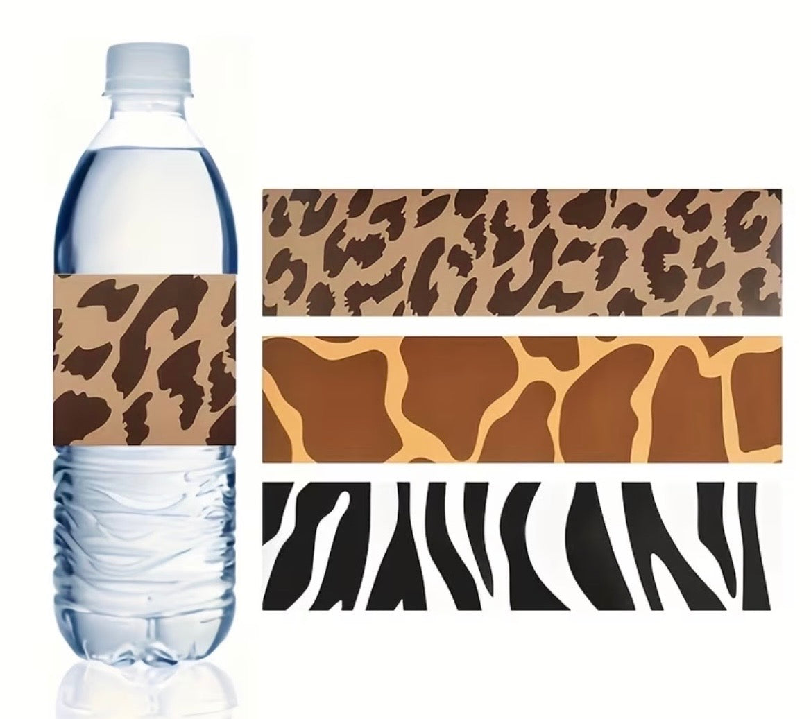 Water bottle labels