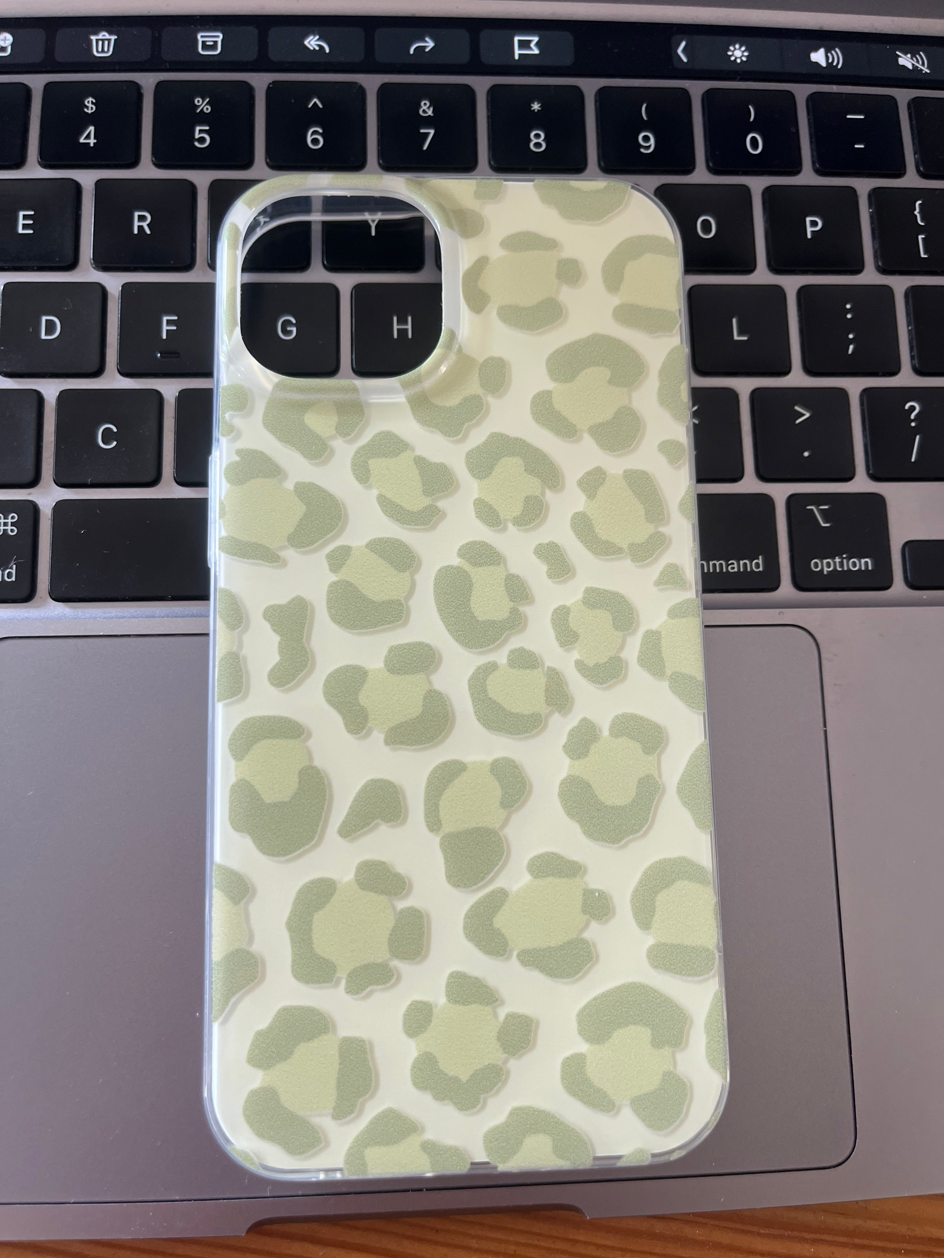 Light green phone cover
