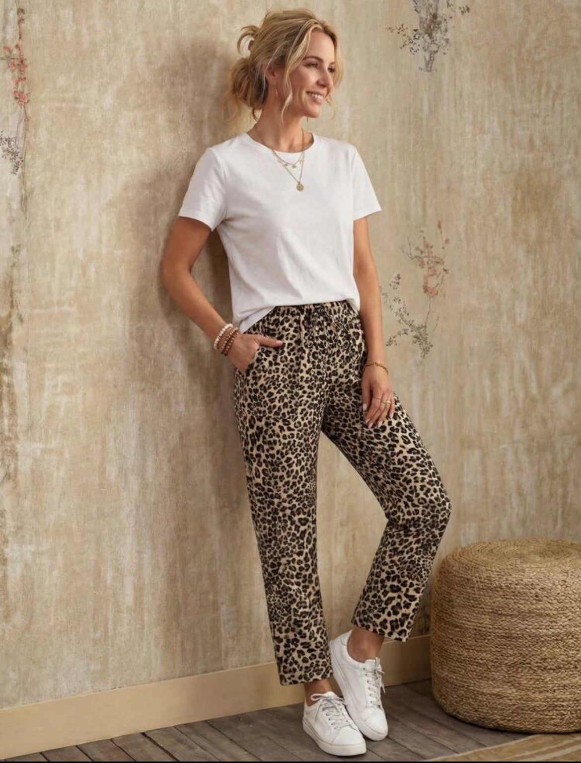Straight leg pants
