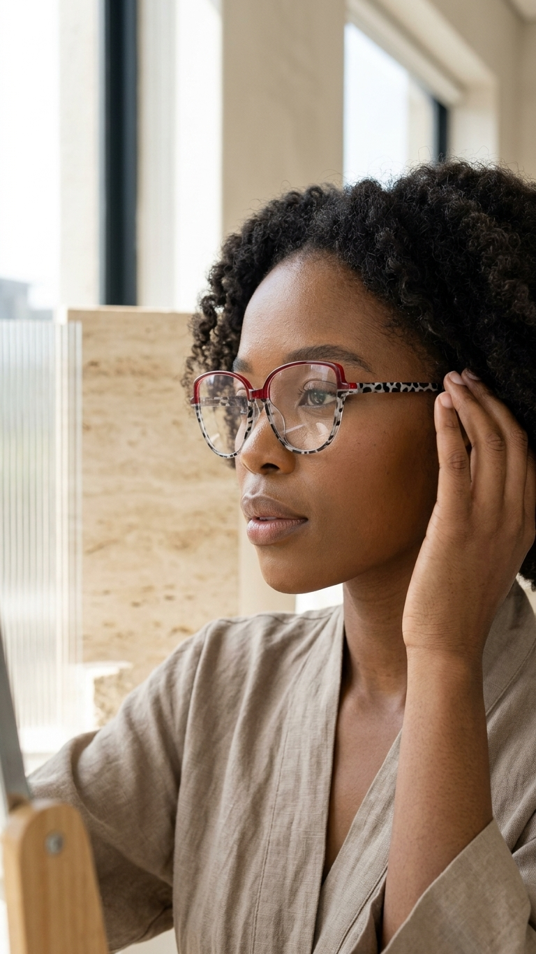 Reading glasses - red