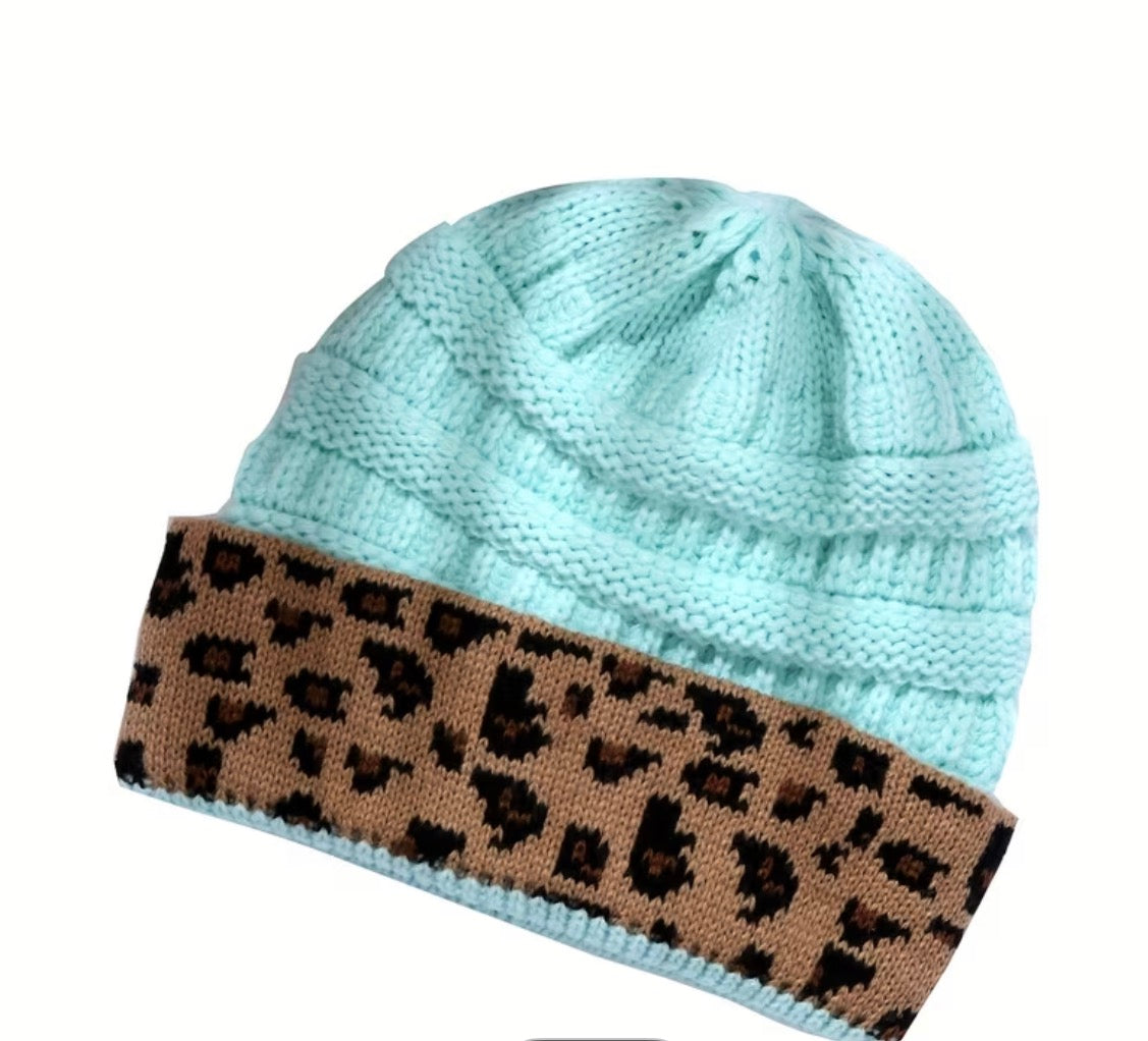 Winter knit beanie