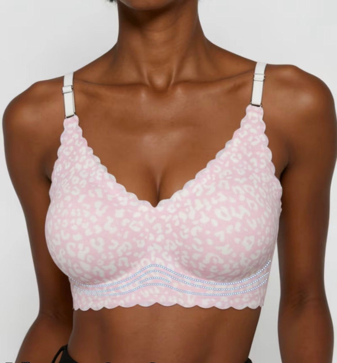 Bra - seamless pink jelly