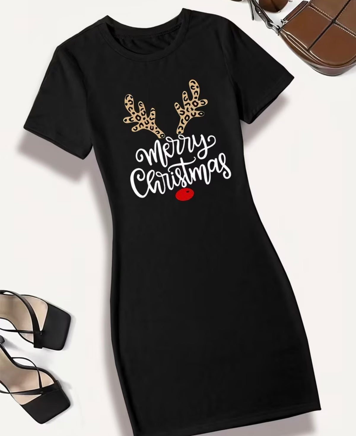 T-shirt reindeer dress
