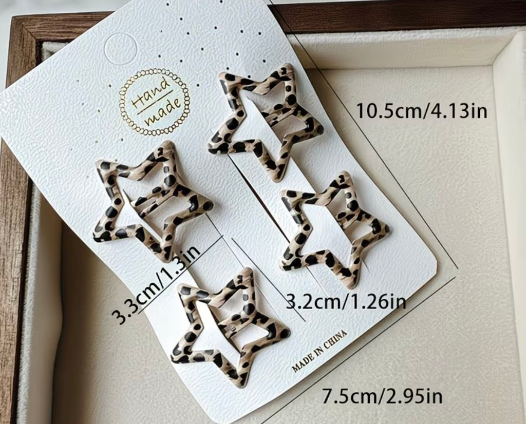 Hair clips set of 4 (girls)