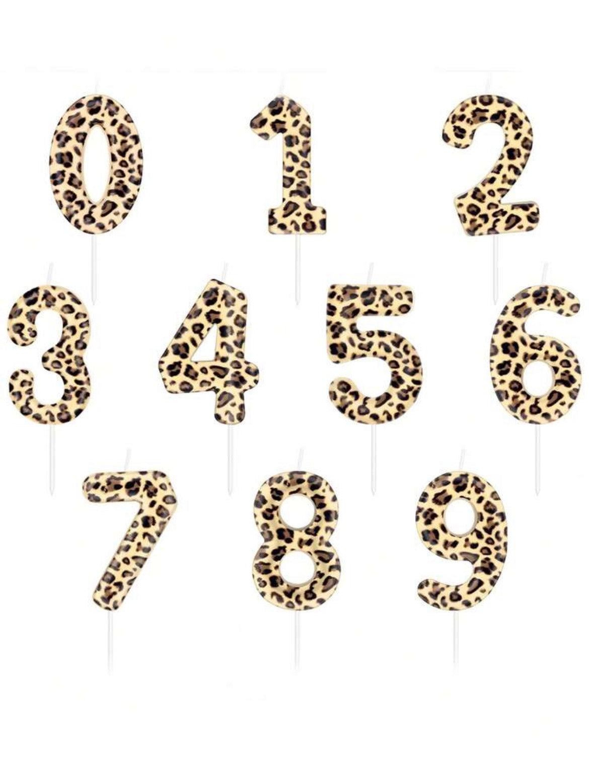 Party Cake Decoration Candles Digit 0-9 Birthday
