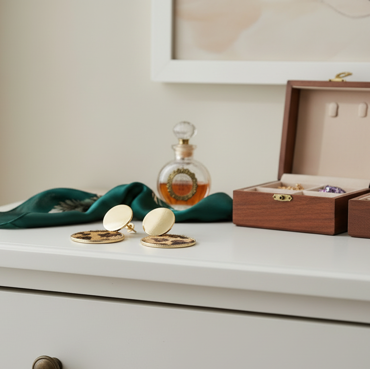 Drop Earrings - rounds