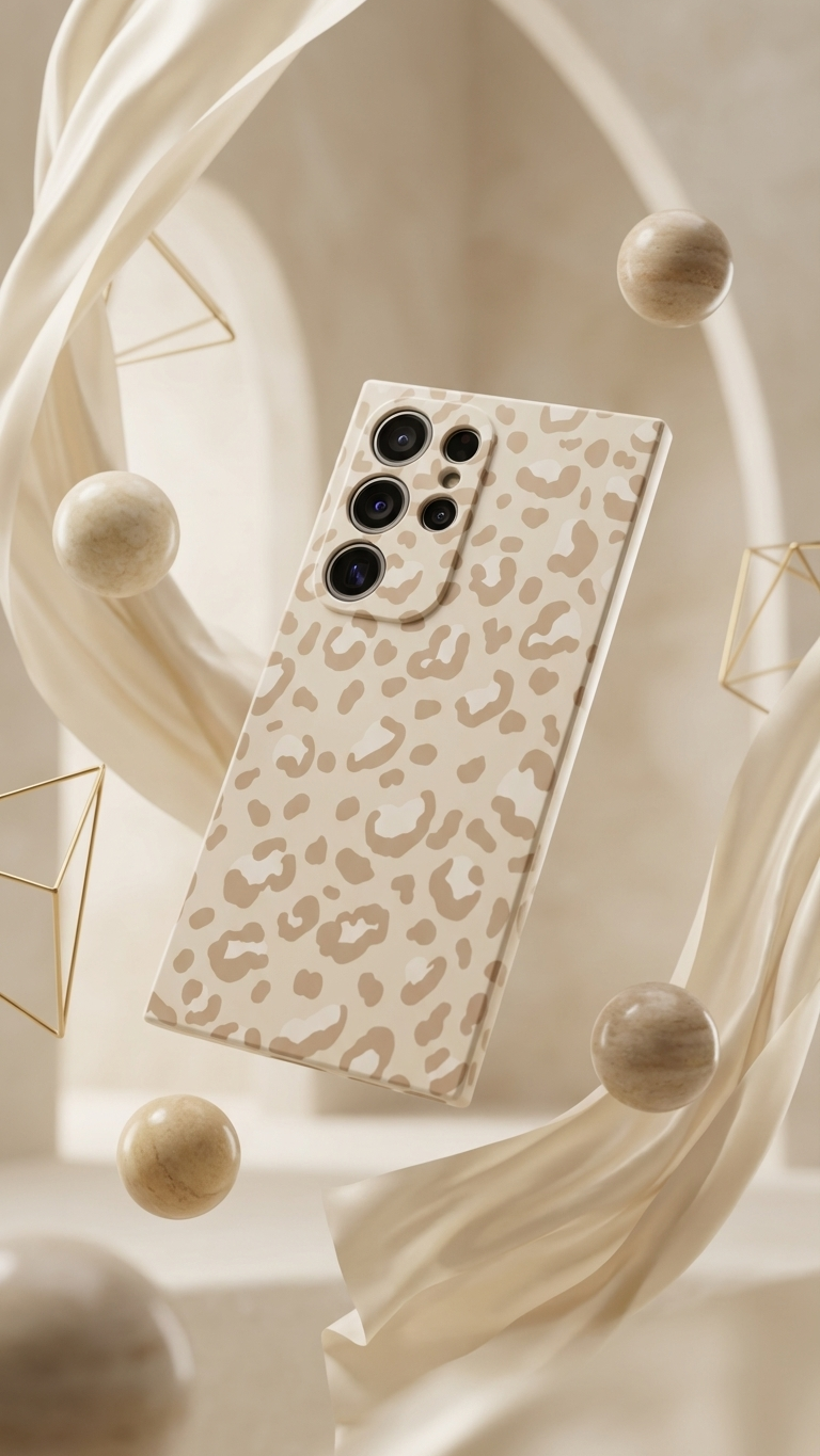 Cream Phone cover