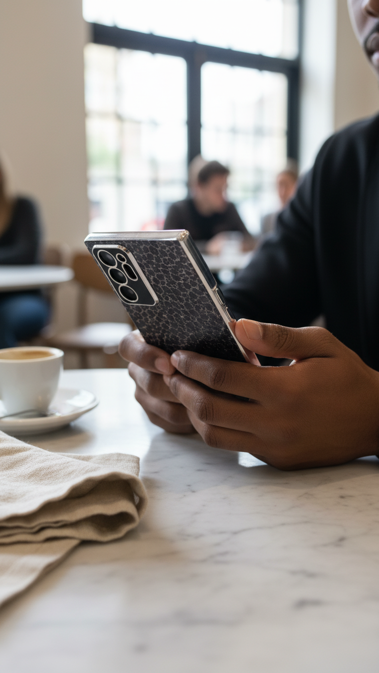 Electroplated Leopard print cover