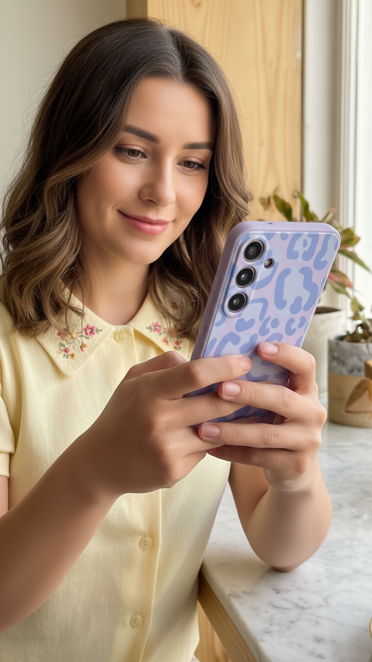 Purple mix phone case