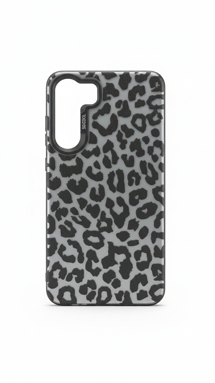 Phone case - black and grey