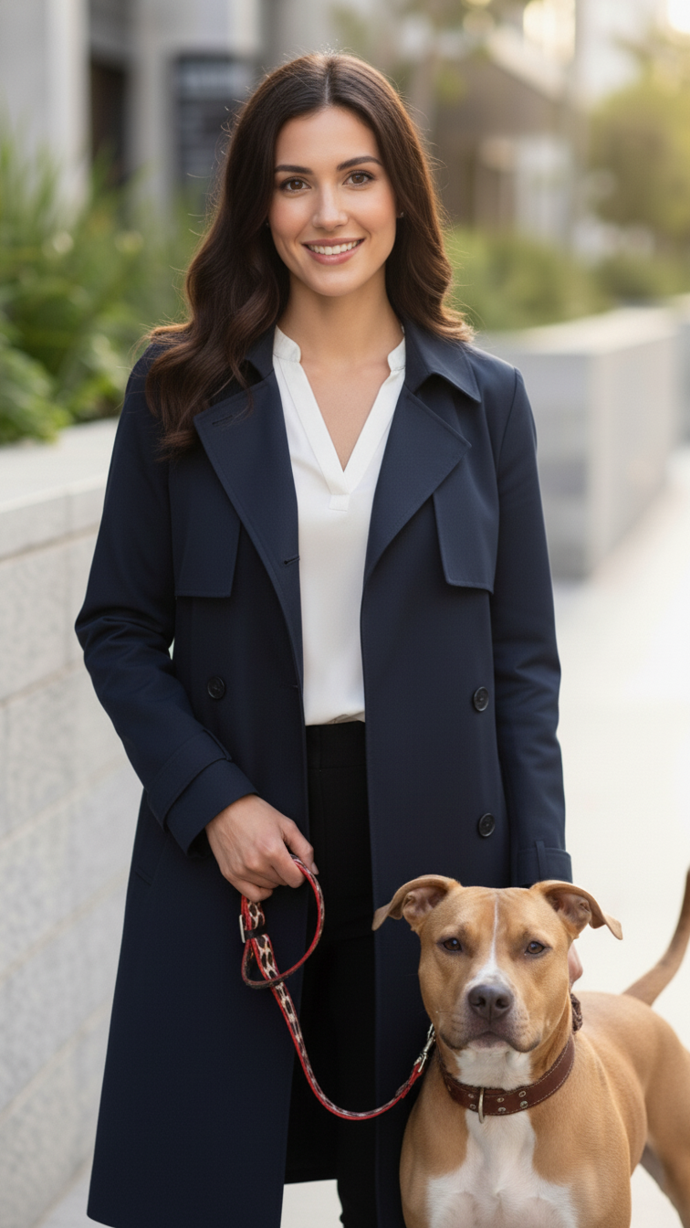 Dog leash and collar set