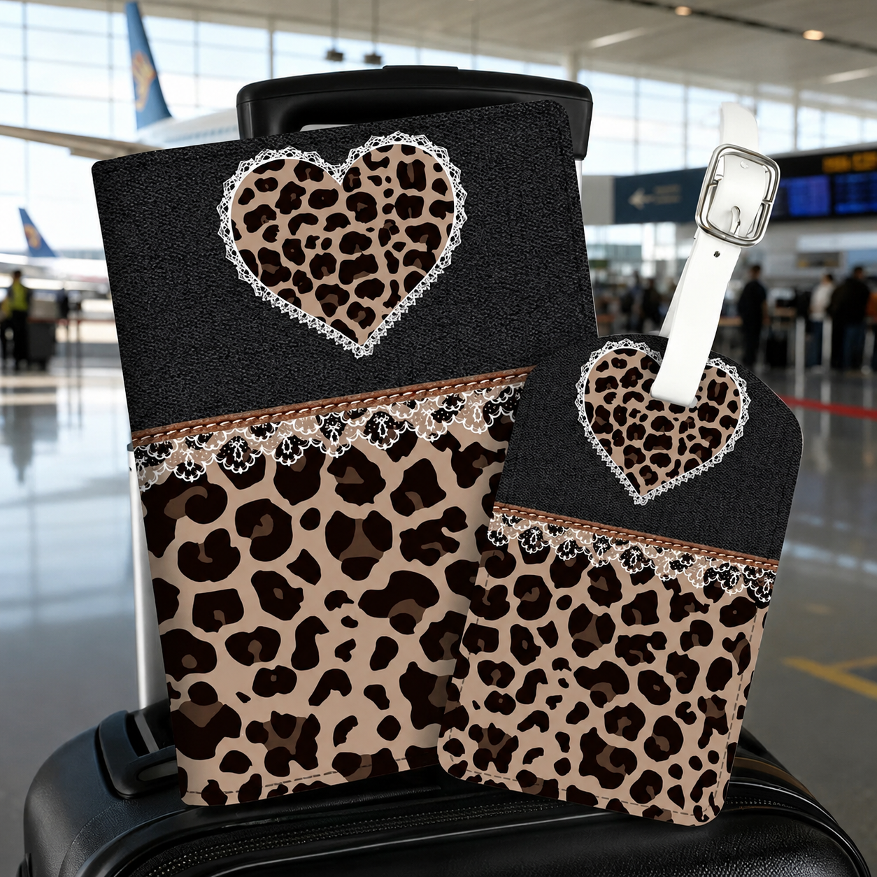 Luggage tag and passport holder
