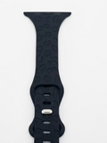 Silicone Sport Thin Band for Apple Watch (Black/Grey)