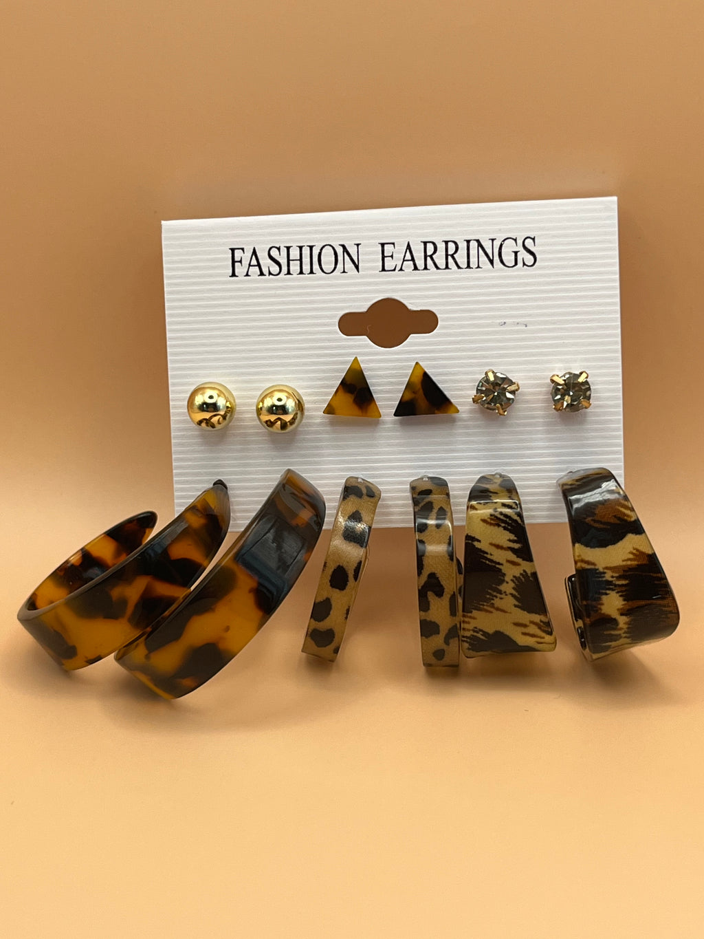 Earrings - Leopard print variation