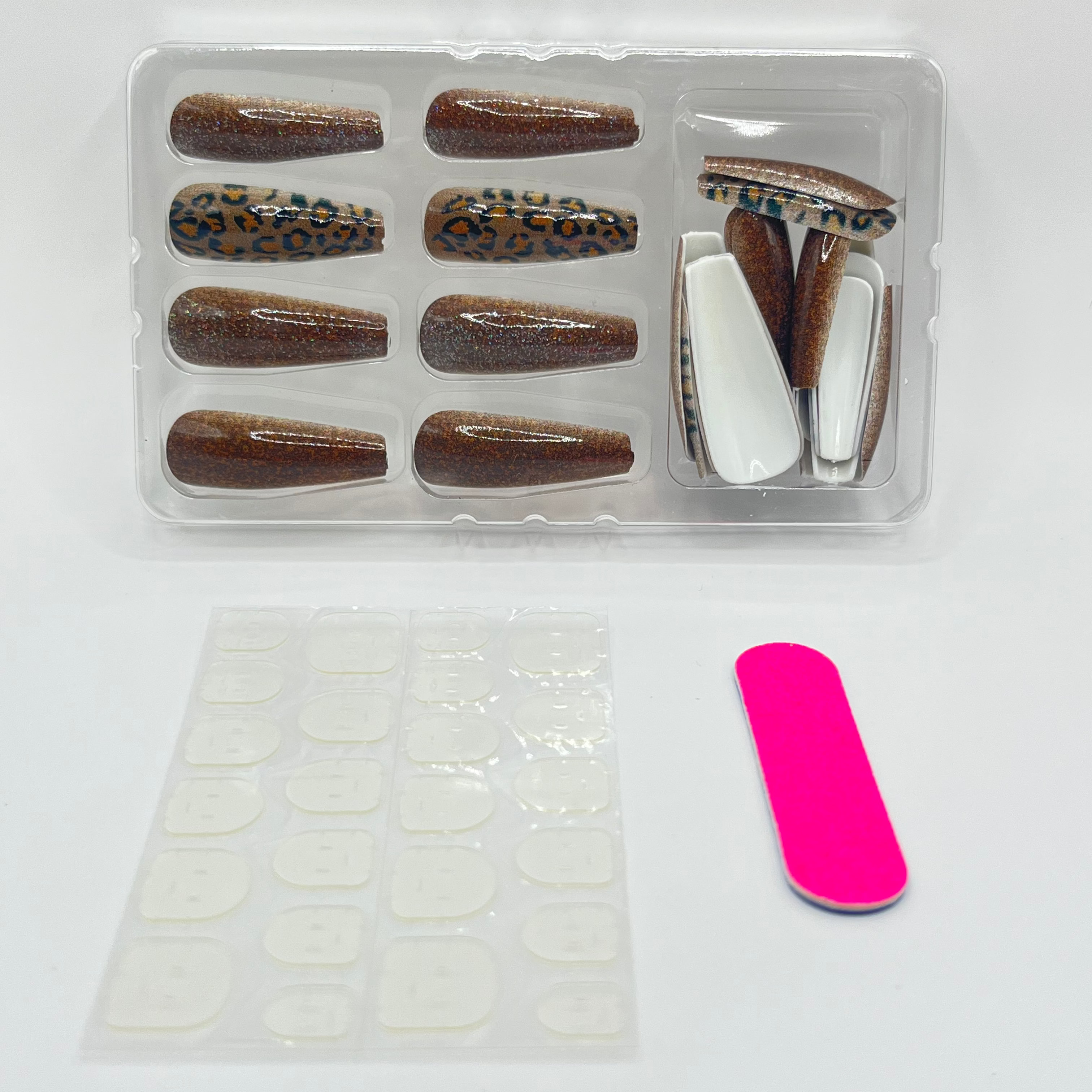 Ballet-Shaped Press-On Nails