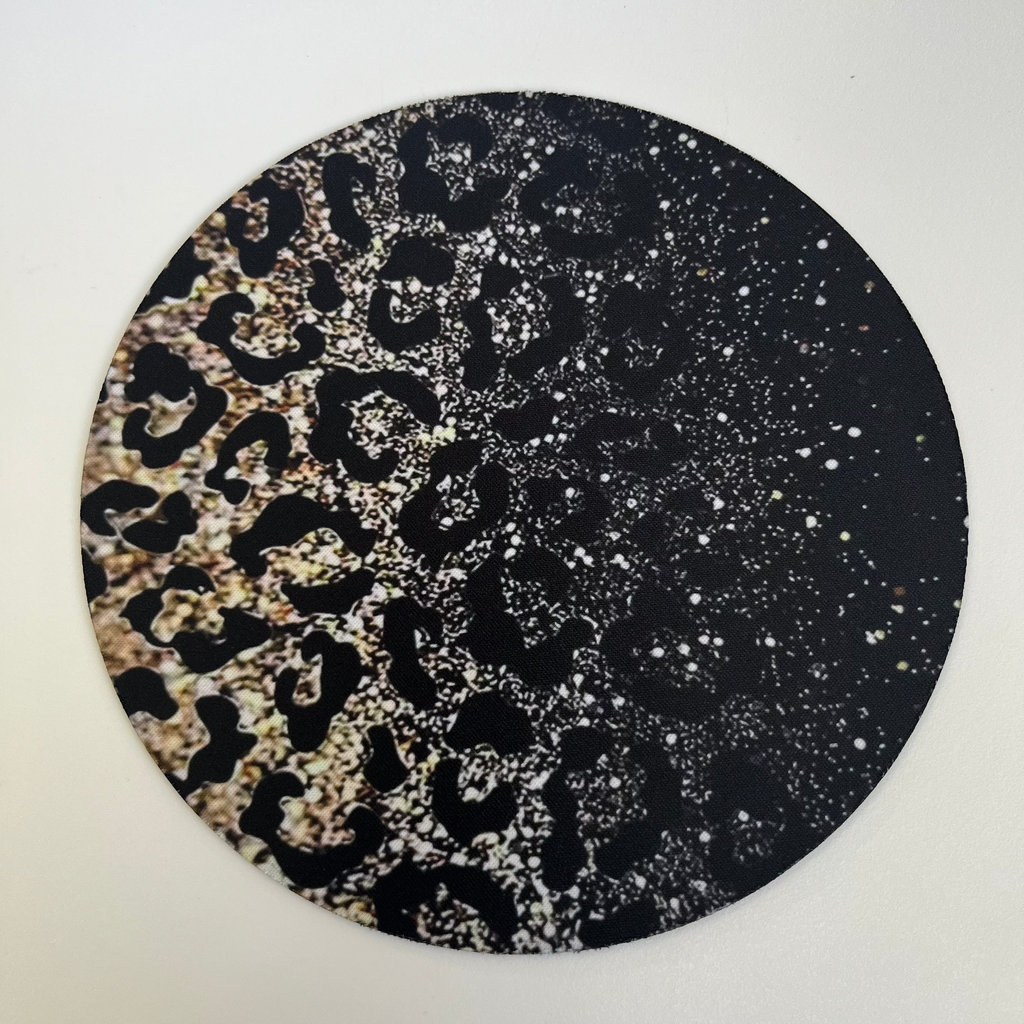 Mouse pad glitter