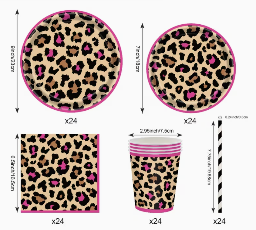 Party tableware (disposable)