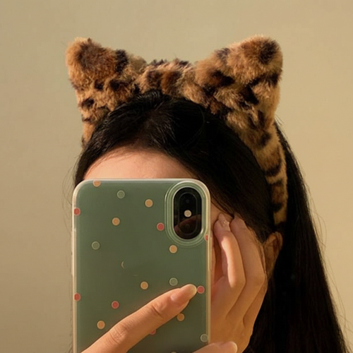 Cat ear head band