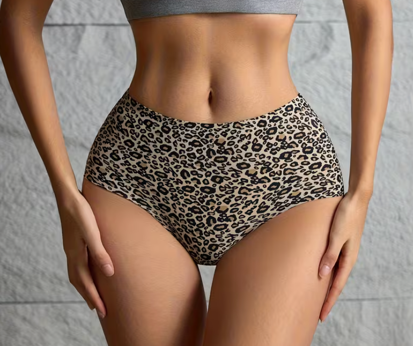 4pc mid-waist panties