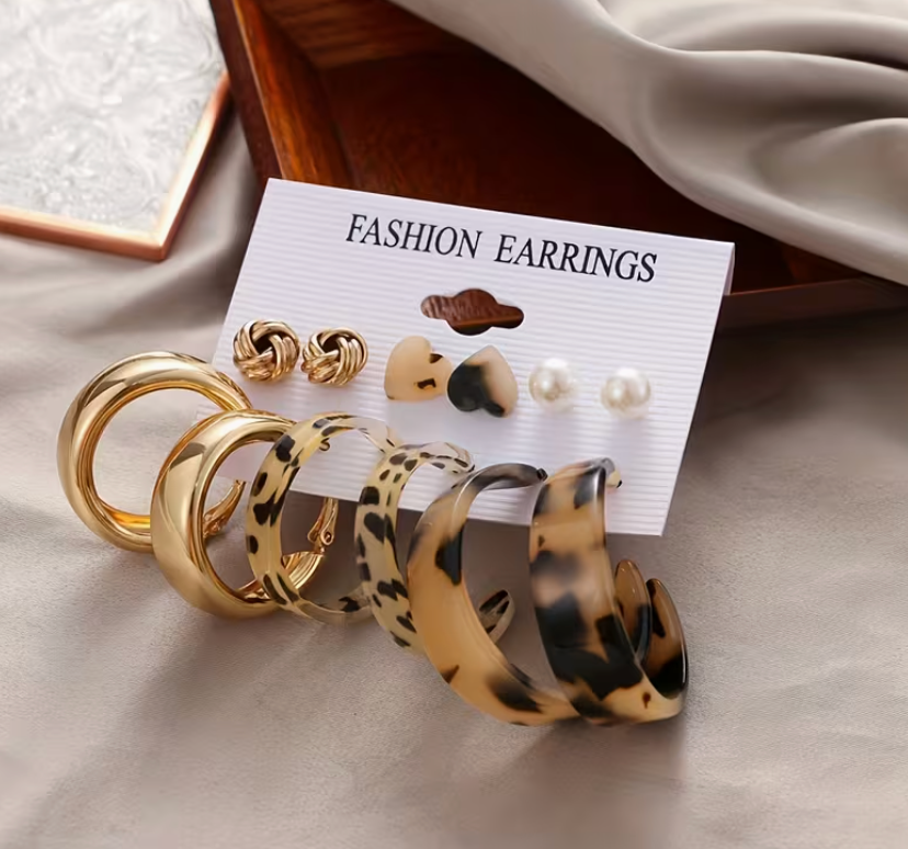 Earrings - Leopard print variation (2)