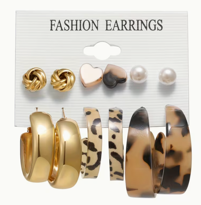 Earrings - Leopard print variation (2)