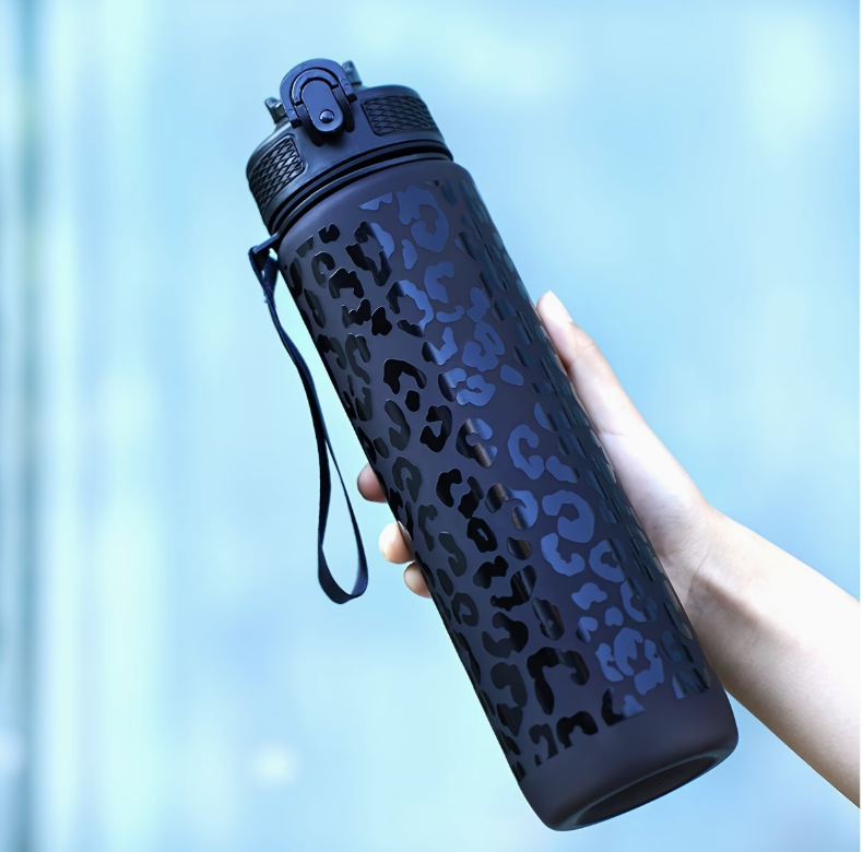 Water bottle - ombré/black