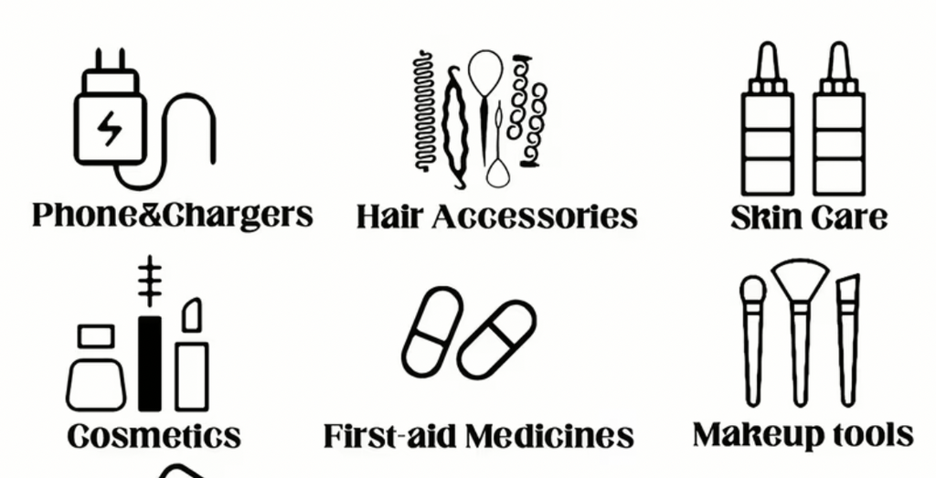 Product page with icons and text describing product features and capacity on a smartphone screen.