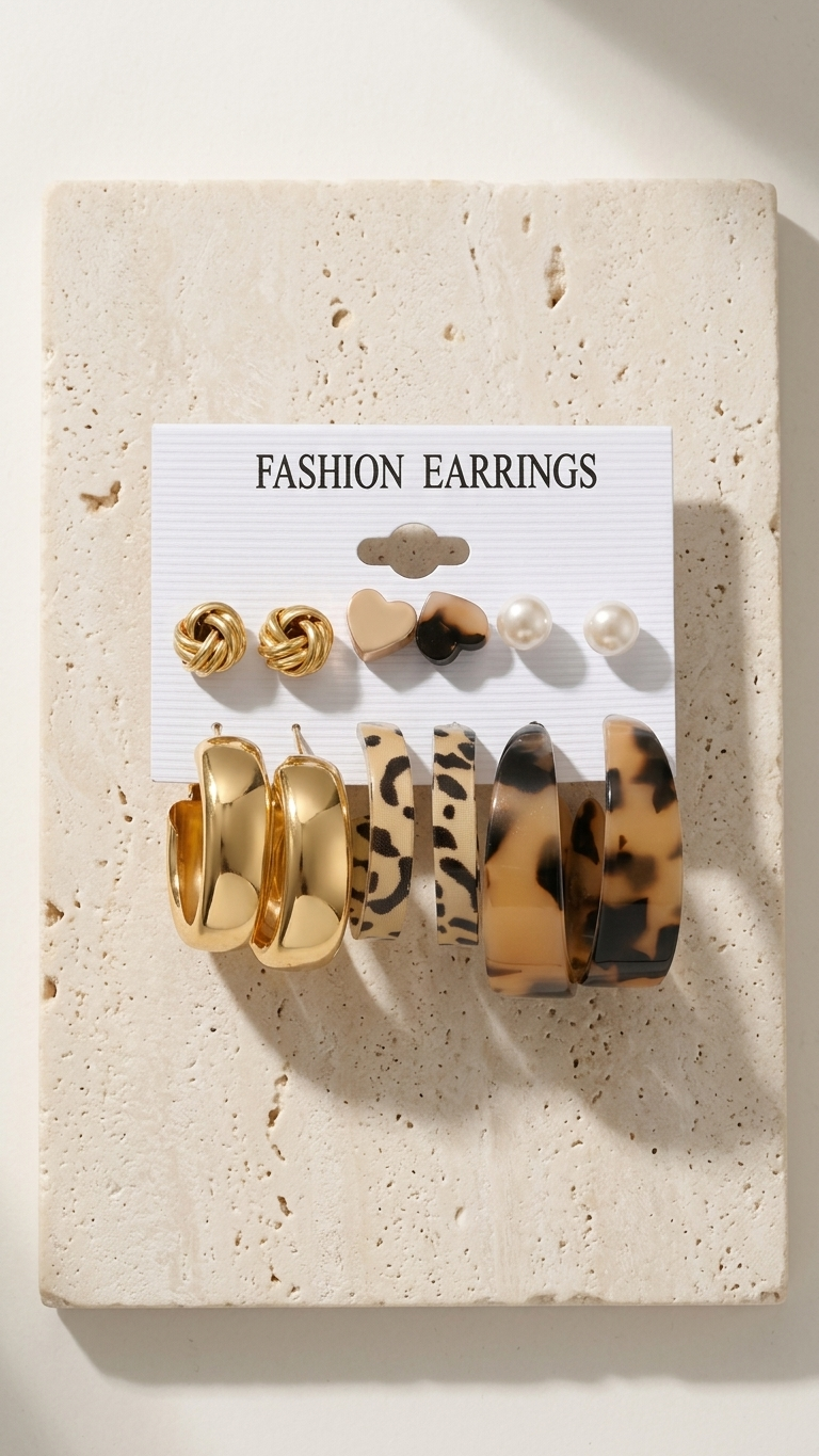 Earrings - Leopard print variation (2)